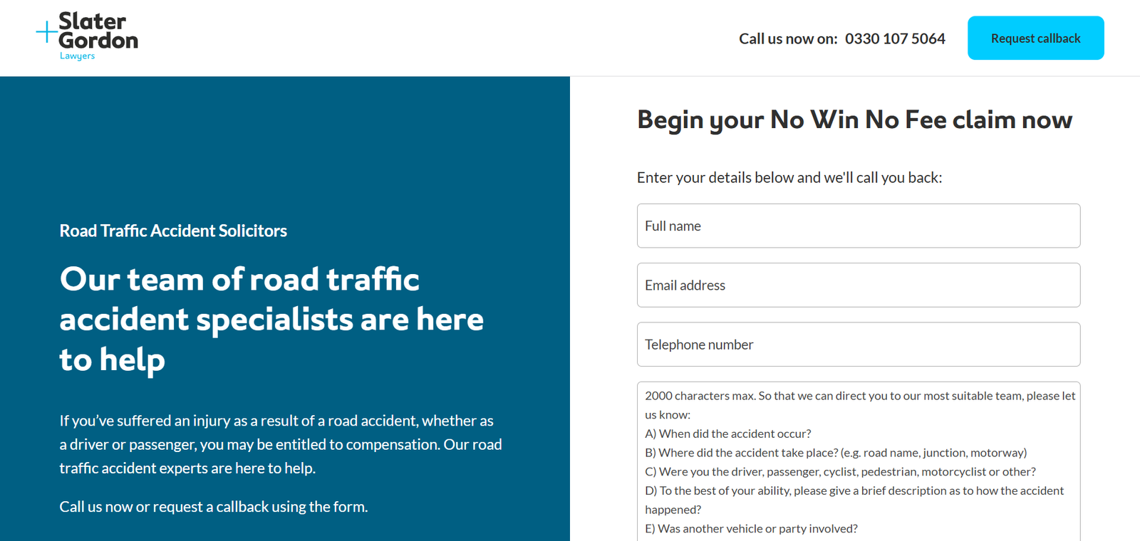 Slater & Gordon before transformation